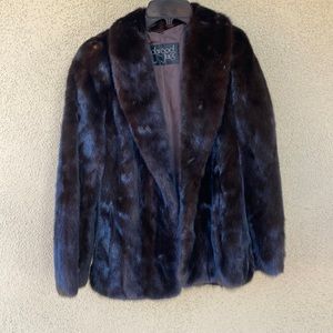 Beautiful ranch fur mink coat